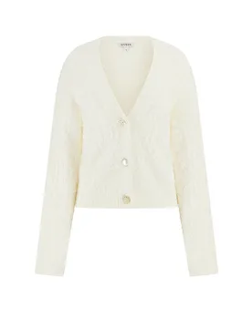 Guess Cardigan KINAKO blanc L - Guess - FashionsVida