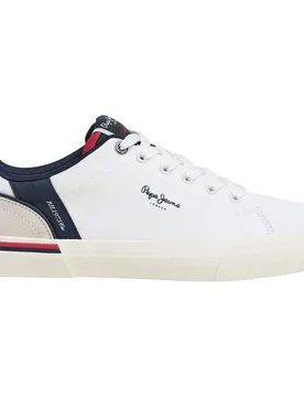 Baskets Kenton State White EU 42 - Pepe jeans - FashionsVida