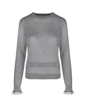 Pullover grau L damen