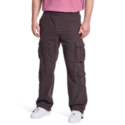 Drift Cargo Men Pants - Grey - Size M - Cotton Woven - Grey - Size: Medium