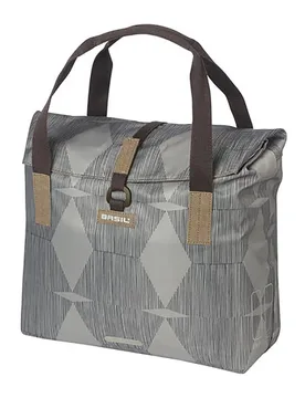 Borsa Elegance Shopper Hook On 20-26l Grey - Basil - FashionsVida