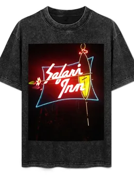 Safari Inn T-Shirt Streetwear Print Tee Shirt - Aliexpress - FashionsVida