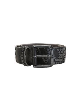 Cinturón de cuero negro 80