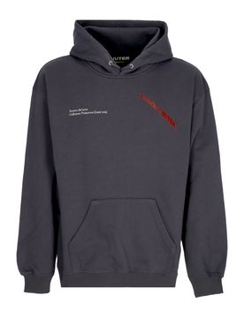 Felpa Leggera Cappuccio Uomo Nymph Hoodie Asphalt