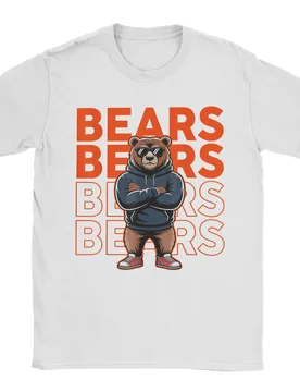 Retro Bears Animal Print Men T Shirts Casual Tee Shirt Short Sleeve Crewneck T-Shirts Cotton Plus Size Clothing - Aliexpress - FashionsVida