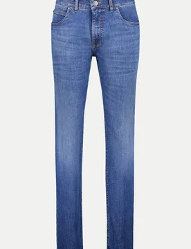 Modern-Fit Hose Bradley Blau 38/30 - Gardeur - FashionsVida