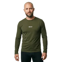 Santini T-shirt à Manches Longues
