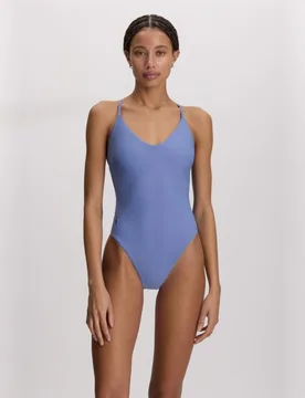 Bañador de mujer cruzado en la espalda - Lauren Ralph Lauren - FashionsVida