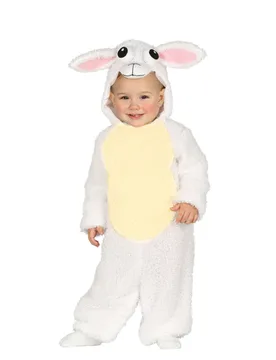 Flauschiges Schafkostüm für Babys weiss-beige - GUIRMA - FashionsVida