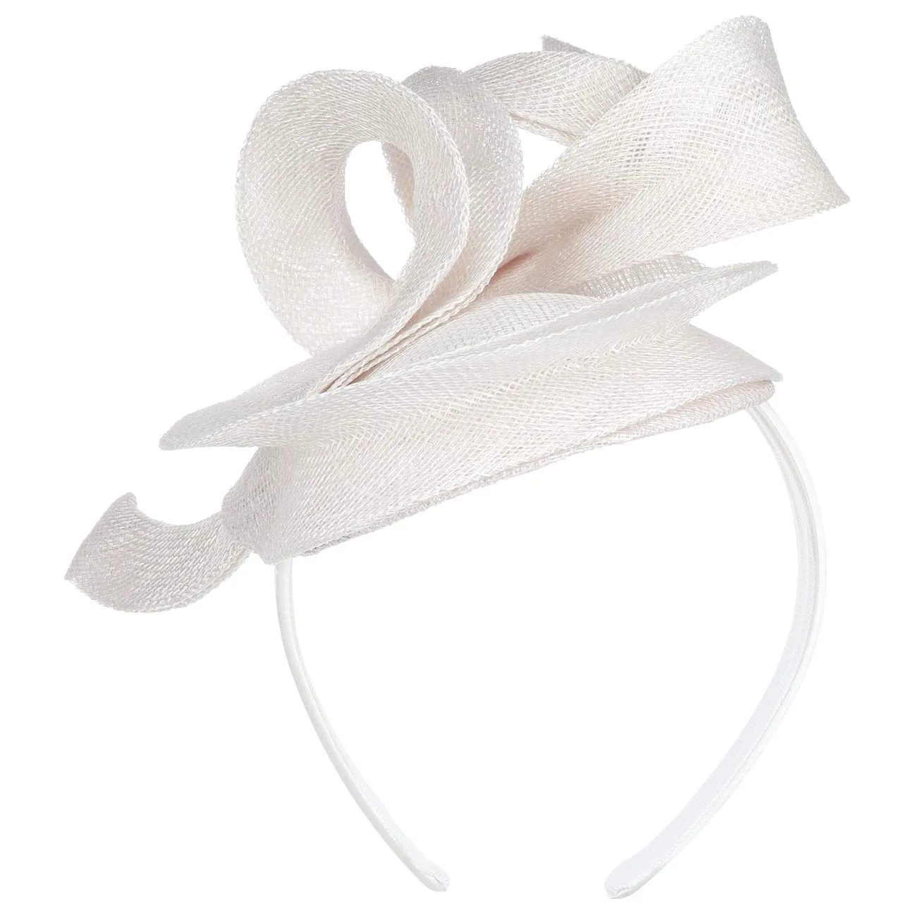Laura Sinamay Fascinator by - white - Damen - Size: One Size - McBURN - FashionsVida