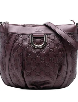 Metallic ssima Abbey D Ring Crossbody - Gucci - FashionsVida