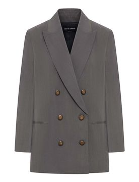 Blazer sartoriale in seta doppiopetto
