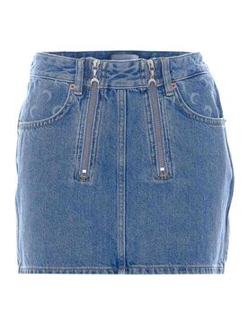 Mini gonna di jeans denim