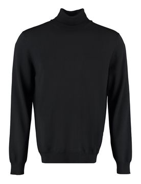 The (alphabet) Alphabet Knit Extra-Fine Wool Turtleneck Sweater