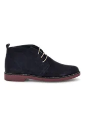 Polacchine blu in vera pelle Made in Italy 322 45
