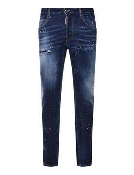 Jeans da pattinatore in denim