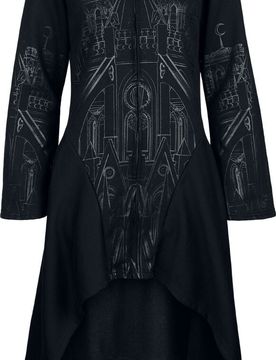Mantel - Bailica Hood - XS bis 4XL - für Damen - Größe M - schwarz - Frauen - female