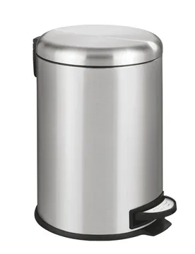 Treteimer Mod. Leman Easy Close Edelstahl 20L - WENKO - FashionsVida