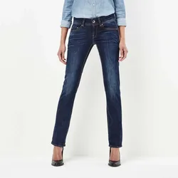 Jeans Midge Saddle Mid Waist Straight Dark Aged 34