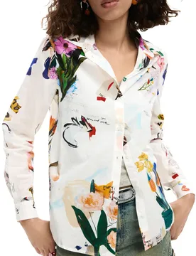 Desigual Damen Hemd Weiß 508658