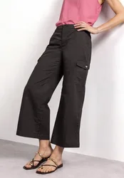 Straight Leg Hose im Cargo-Look female Braun