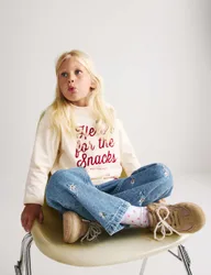 Floral Embroidered Denim Jeans (2-8 Yrs) Denim female