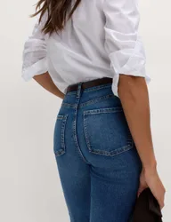 Eva Bootcut Jeans Medium Indigo female
