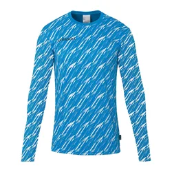 Progressive Langarm-Torwarttrikot - Bleu - male - Size: M