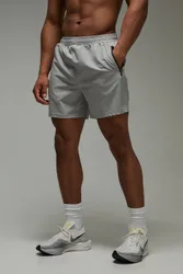 Herren Herren Active Regular Stretch Woven 5inch Short Light Grey Größe Medium