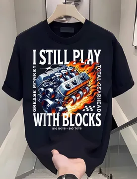 Blood engine, childlike innocence"-100% pure cotton O-neck casual short-sleeved T-shirt display of flame automobile engine - Aliexpress - FashionsVida