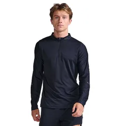Light Speed Tech Half Zip Long Sleeve T-shirt Refurbished Black / Black Reflective M Men