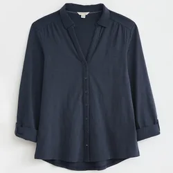 Annie Jersey Shirt - Navy