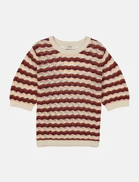 Gestreifter Pullover Mehrfarbig L - Garcia - FashionsVida