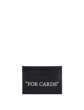 Off-White Portacarte in pelle