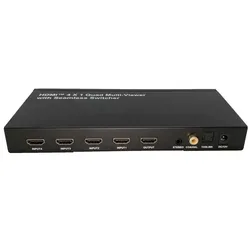 Hdmi Multi-viewer 4x1 1x2 Black One Size unisex
