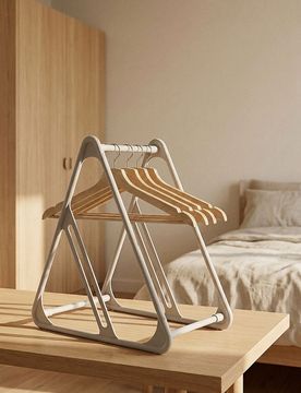 Organizer per grucce - grigio chiaro