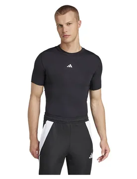 T-shirt à Manches Courtes Techfit Black S - Adidas - FashionsVida
