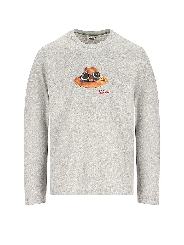 T-shirt traditionnel gris clair S - LUIS TRENKER - FashionsVida