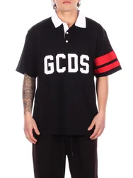 GCDS T-shirt e Polo Black red