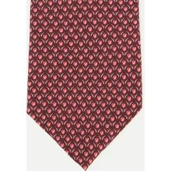 Corbata antimanchas con dibujo tulipanes