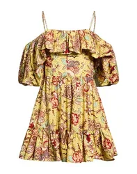Mini-Kleid Damen Gelb 30,32,38 Damen