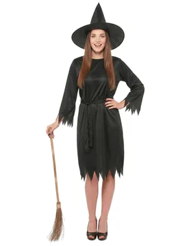 Verruchte Hexe Damen-Kostüm schwarz - female - KARNEVAL-MEGASTORE - FashionsVida