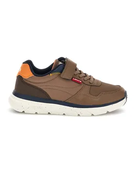 Sneakers marroni con dettagli arancioni Vorl0032S 29 - Levi's - FashionsVida