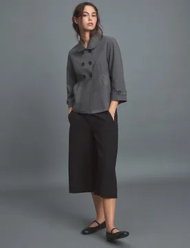 Stradivarius Retro-Blazer Grau M - Stradivarius - FashionsVida