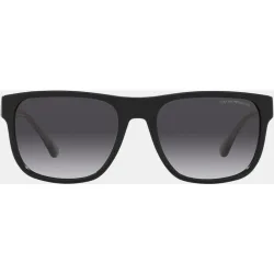 Gafas de sol EA4163 de hombre rectangular en acetato con lente degradada