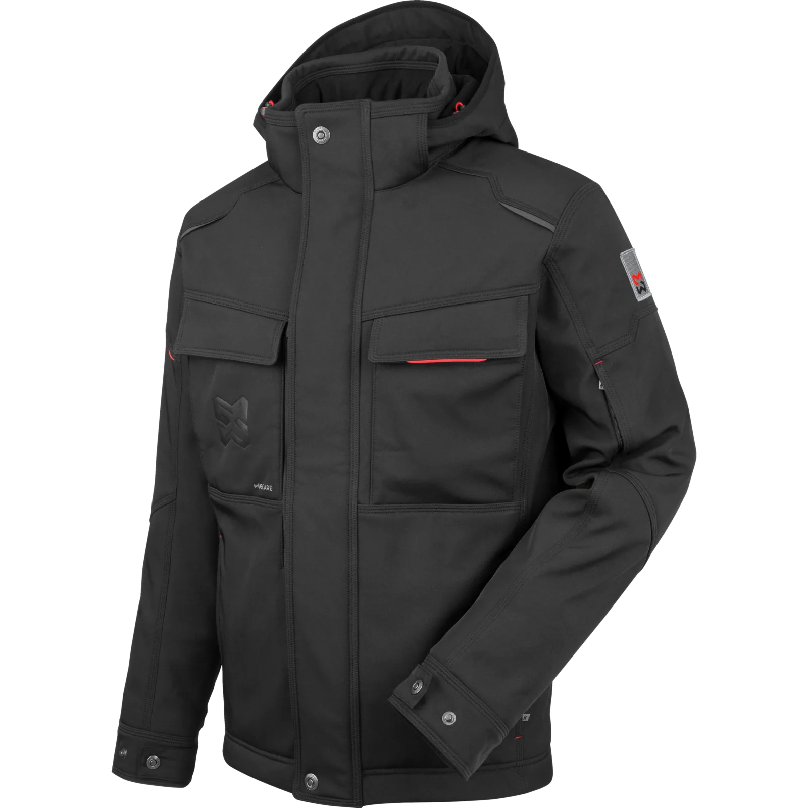 Softshell de travail matelassée Scorpius noire Noir S - Würth MODYF - FashionsVida