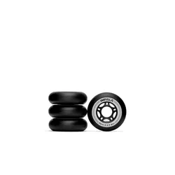 Roues De Patins Inline 4 Unités Black 70 mm unisex