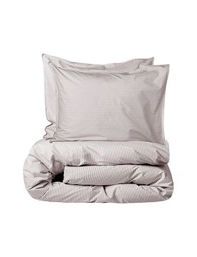 Percal Bettwäsche 70x90cm/140x200cm Brown-Ecru marrón