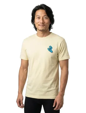 T-shirt à Manches Courtes Screaming Hand Chest Faded Khaki L