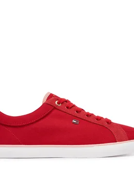 Sneakers aus Stoff Th Low Vulc FW0FW09390 Rot 37 female - Tommy hilfiger - FashionsVida